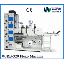 Máquina de impressão de Flexo de etiquetas de alta velocidade (WJRB320)